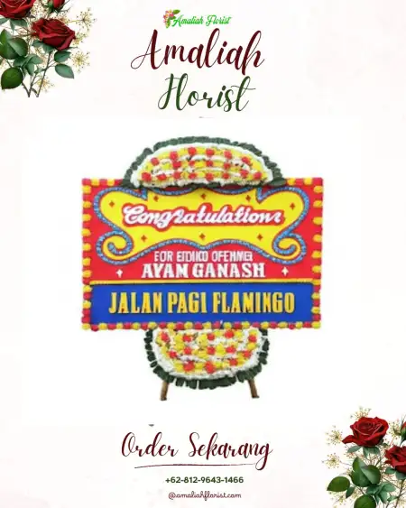 Sewa Papan Bunga Batang Asam